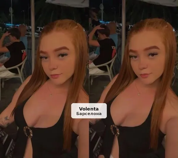 Violeta, jovencita pelirroja y extrovertida