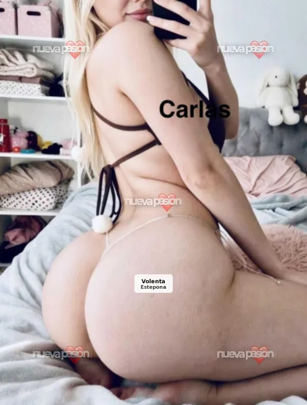 Carla, hermosa y divertida argentina rubia